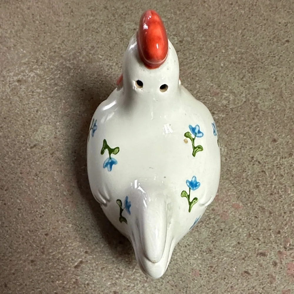 Otagiri Ceramic Chicken Napkin Holder Salt and Pepper Shakers Set - Picture 7 of 11